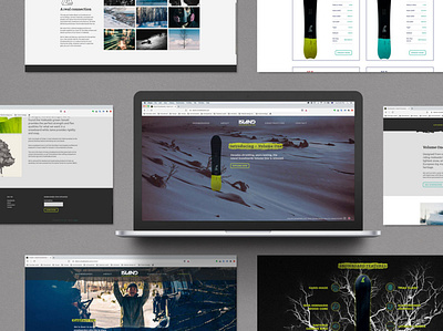 Island Snowboards website design ui ux web design web development webflow