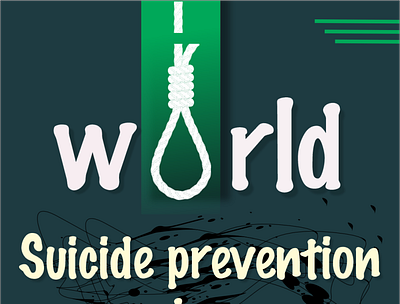 World suicide Prevention day adobephotoshop coreldraw design illustration typography