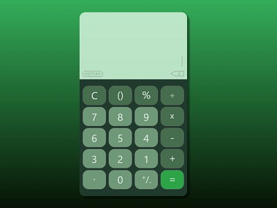 Calculator for #dailyui #004 calculator design ui webdesign