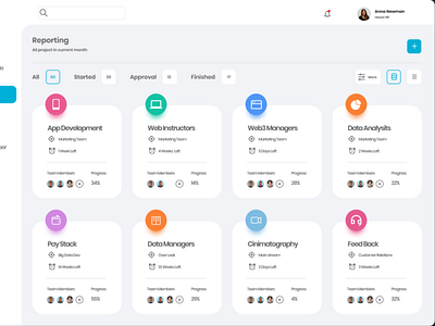 HR Dashboard concept dashboard design fintech interactive design ui ux visual design