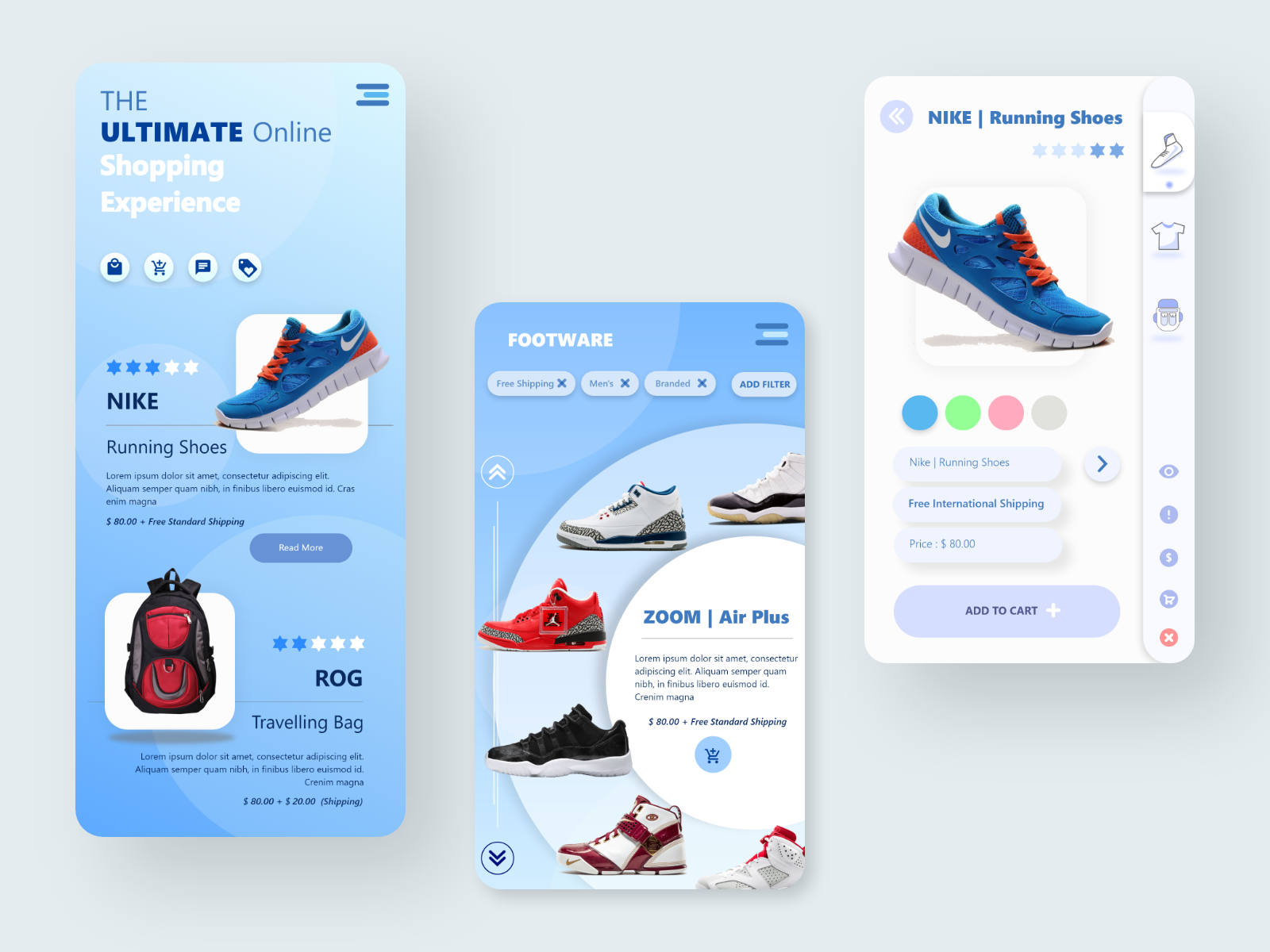 Sportswear Commercial app UI design. by Dimal Gallage on Dribbble