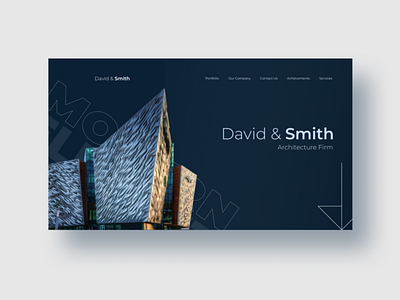Dark Themed Web Landing Page UI Design design typography ui web website