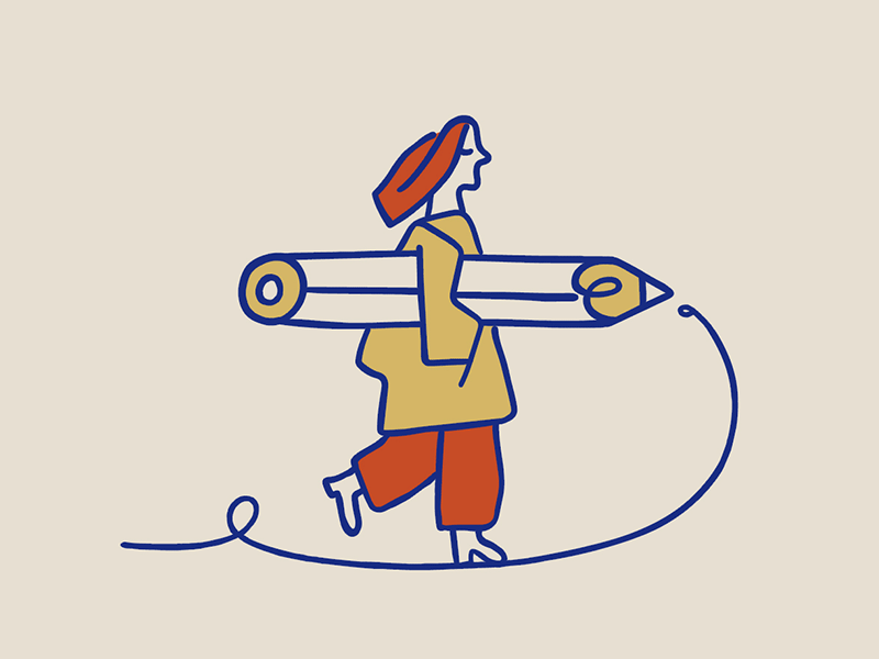 Freelance! animation character design illustration walkcycle