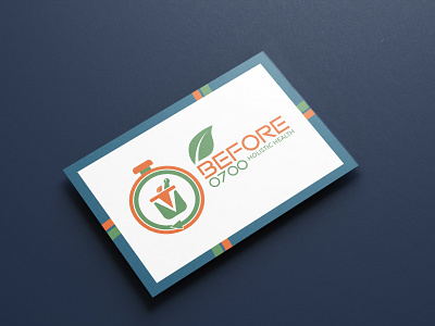 Brand Collateral: Before 0700 Business Cards brand development brand identity brand strategy branding design graphic design health and wellness illustration naturopath