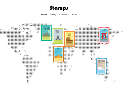 Stamps - Hover Interaction - Design Challenge