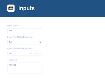 Inputs - Elements 1.0 Design System