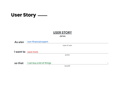 User Story - FIN