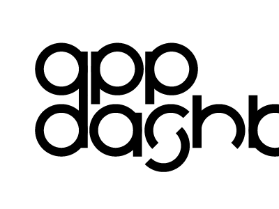 App Dashboard Logotype geometric logo logotype typography