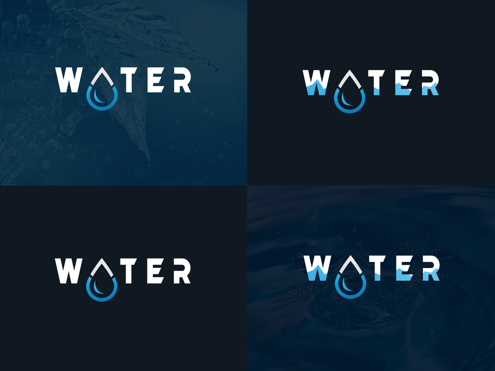 Water - logo concept by Md. Al-Amin on Dribbble