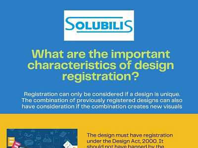 What are the important characteristics of design registration?