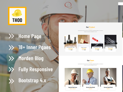 Construction Company Website Template construction construction logo property website design