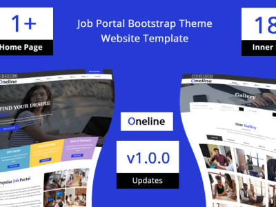 Job Portal Bootstrap Theme Website Template