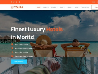 Toura - Travel Agency Booking Responsive Website Template booking booking system train training travel travel app