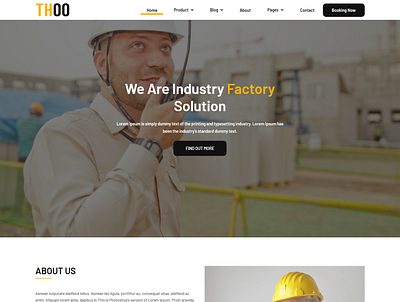 Thoo Construction Company Html Template 369tolet booking illustration website