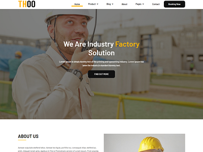 Thoo   Construction Company Html Template