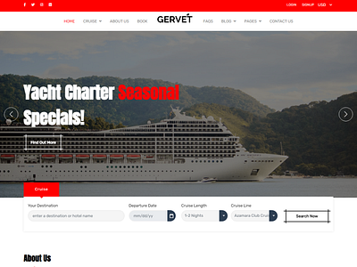 Cruise Booking Html