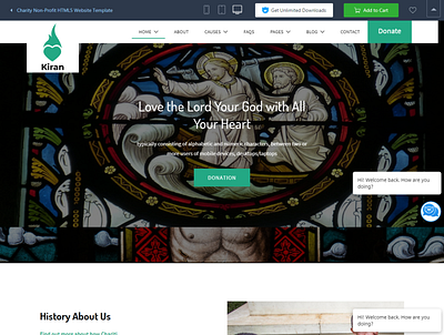 Charity Non-Profit HTML 5 Template bootstrap charity html responsive template
