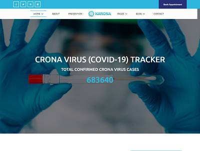 Karona – Corona Virus Medical HTML Template responsive template templatedesign theme themes