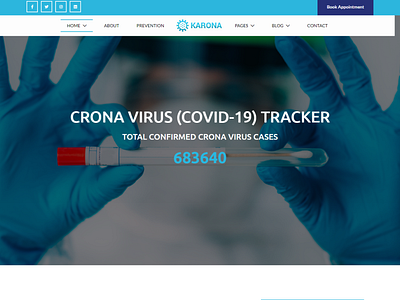 Karona – Corona Virus Medical HTML Template