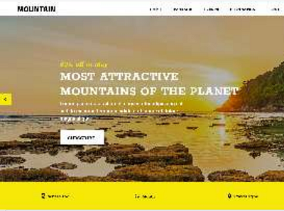Mounto - Mountain Tourist Website PSD Template theme themeforest