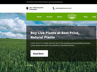 Green Tree Environment PSd Template layout psd responsive template theme website design