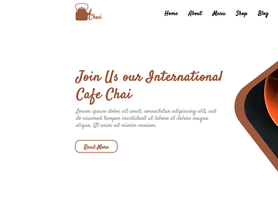 Tea Shop Landing Page PSD Template