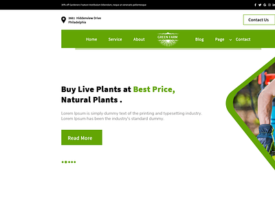 Green Tree Environment PSD Template 3d layout psd responsive template theme website design