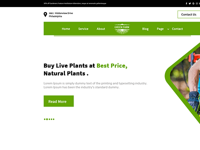 Green Tree Environment PSD Template