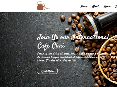 Tea Shop Landing Page PSD Template