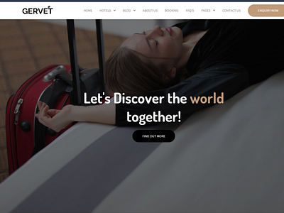 Gervet - Hotel Booking Angular Template