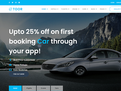 Toor - Travel Booking HTML5 Template