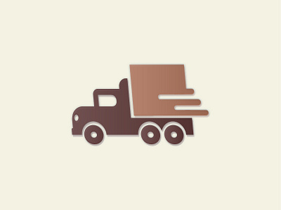 Truck car flat icon truck vintage