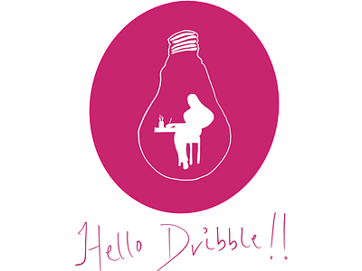 Hello Dribbble debutpost design graphics hellodribble illustration productdesign