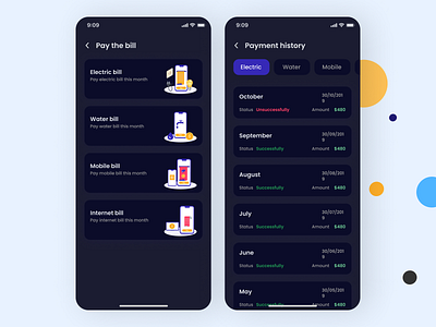 Payments History App