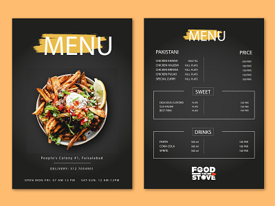 Restaurant Menu Design 2020