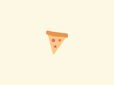 Pizza slice logo vector wip