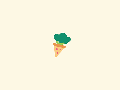 Pizzaccoli illustration logo wip