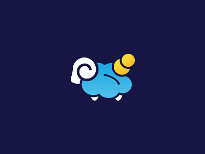 [WIP] sheep + cloud + bank bank cloud ecommerce icon identity logo sheep