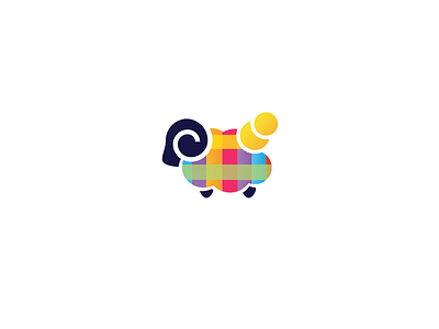 [WIP] sheep + cloud + bank bank cloud colourful ecommerce icon identity logo sheep