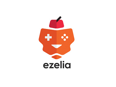 ezelia branding fez game gaming identity lion logo morocco studio