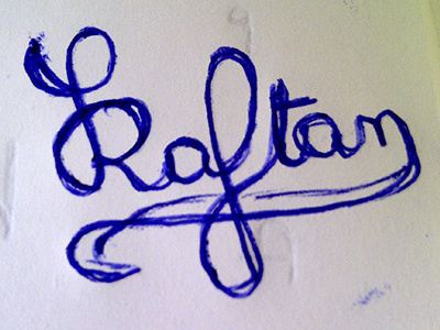 idea #1 cursive handwritten logo script sketch typography