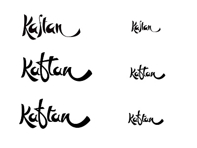 Choice cursive handwritten logo script typography