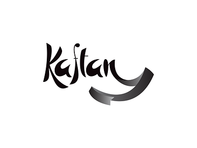 kaftan V4 cursive handwritten logo script typography