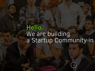 Hero homepage onepage startups website