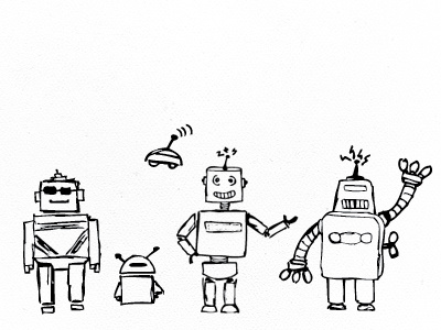 Robots robots sketch