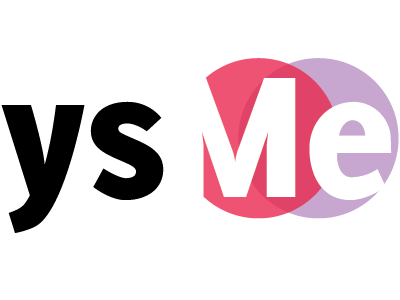 ysMe logo pink purple