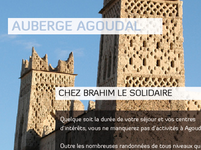 Simple brochure travel morocco brochure print