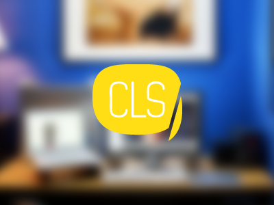 CLS custom type identity logo speech bubble