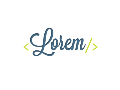 Lorem code identity logo web