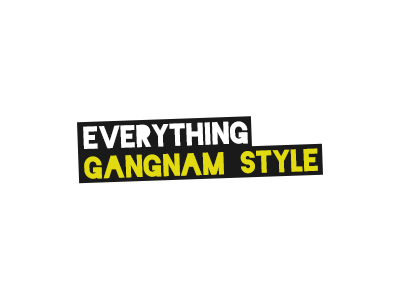Gangnam Style blackout gangnam style logo